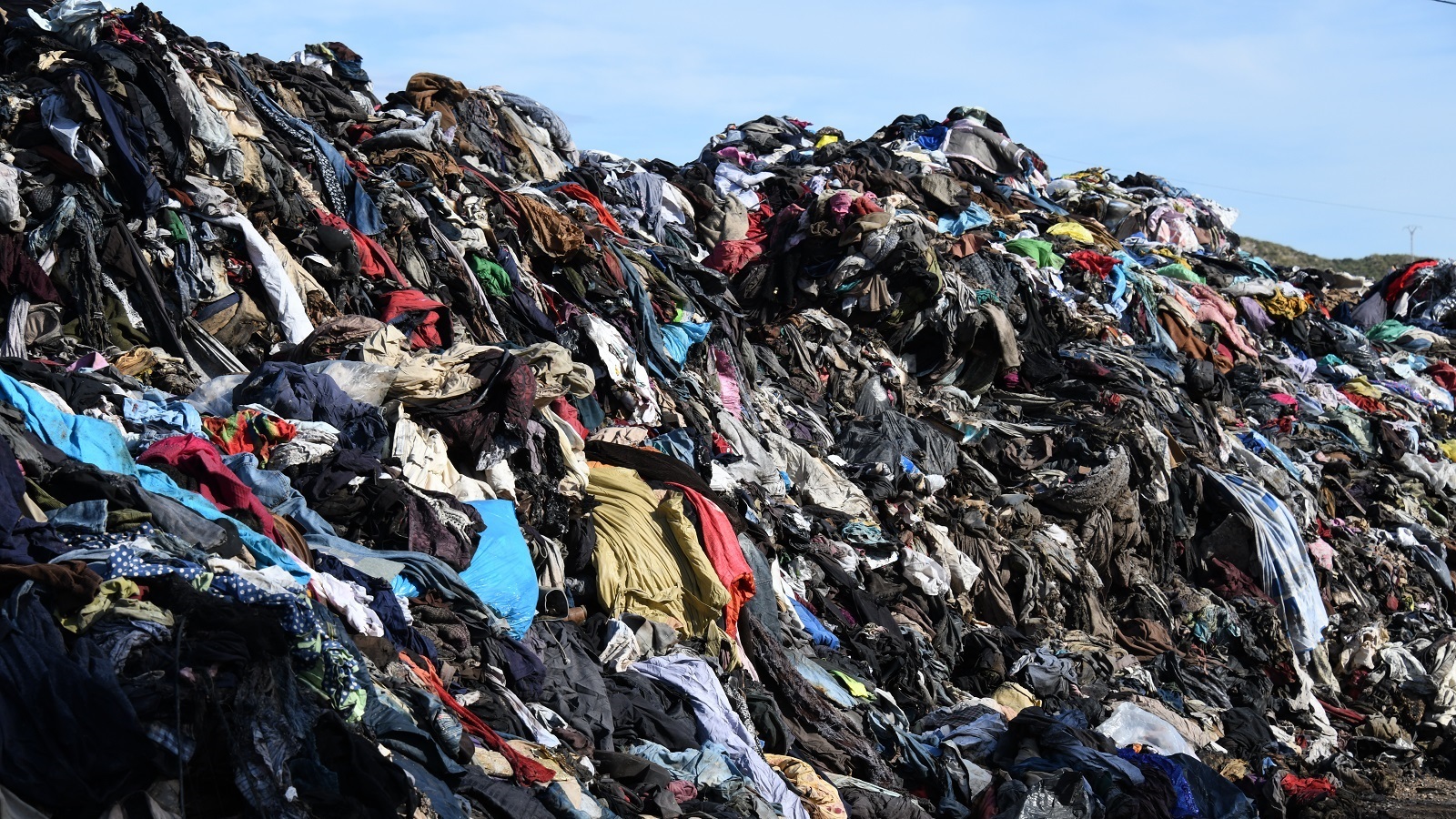 clothes going into the dump
